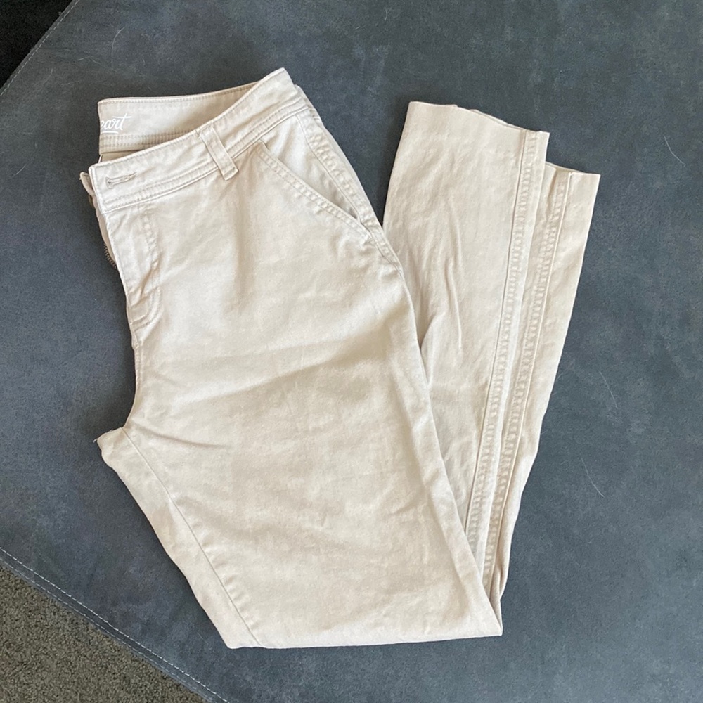 tan pixie pants